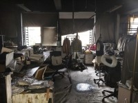办公楼早晨动怒，大片工位被销毁！警惕这个隐患……